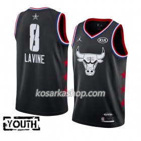 Dres Chicago Bulls Zach LaVine 8 2019 All-Star Jordan Brand Crna Swingman - Dječji
